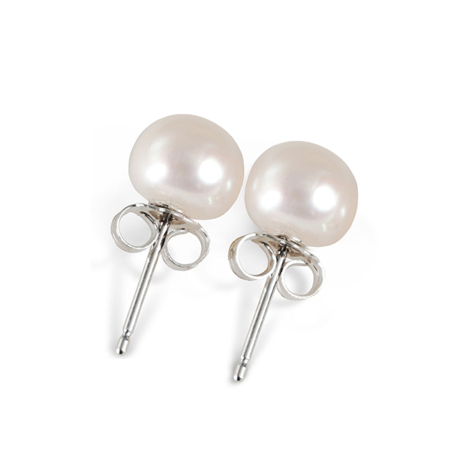 Pearl Stud Earrings