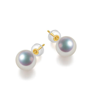 18ct Gold Pearl Stud Earrings