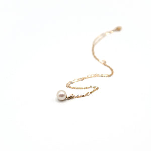 9ct Gold Necklace With Pearl Pendant