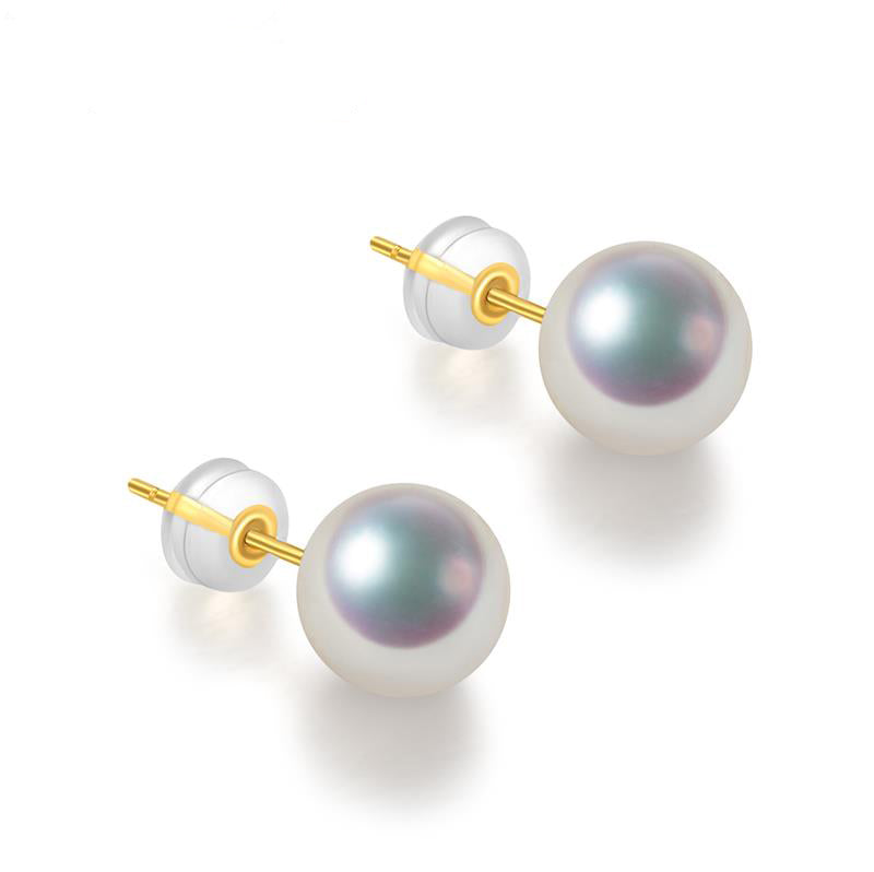 18ct Gold Pearl Stud Earrings