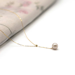 18ct Gold Necklace With Pearl Pendant