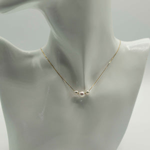 Akoya Pearl Necklace 14ct Gold