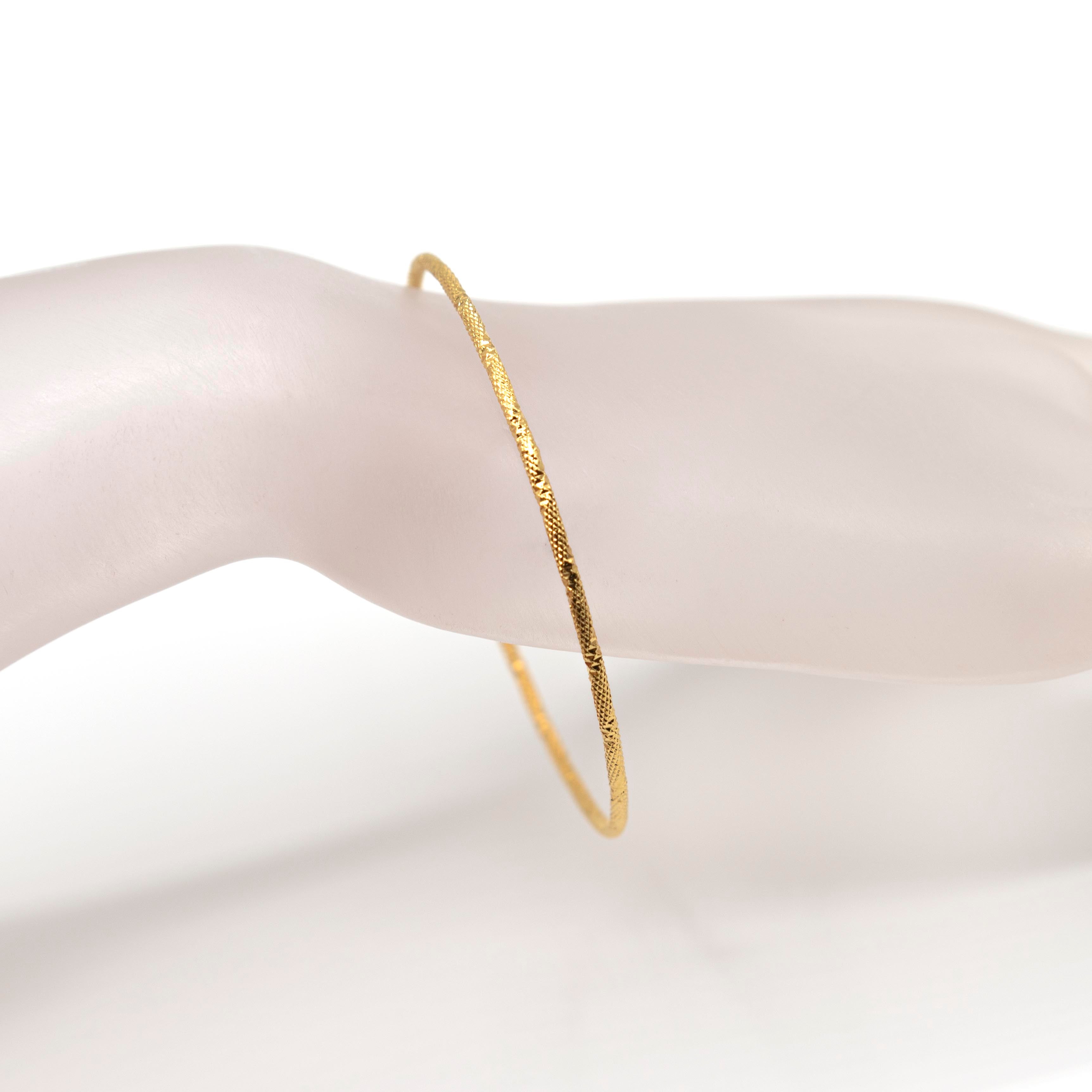 18ct Gold plated Bangle