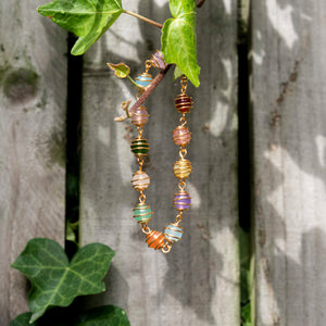 Hand-braided Bracelet with Gemstone